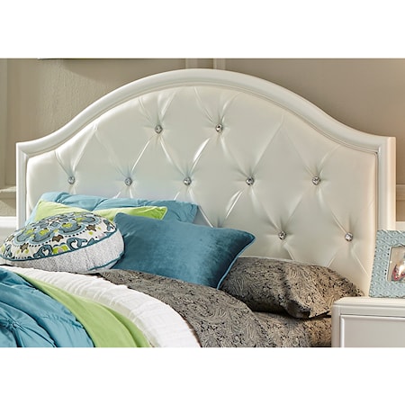 Glam Twin Panel Headboard with Crystal Tufting