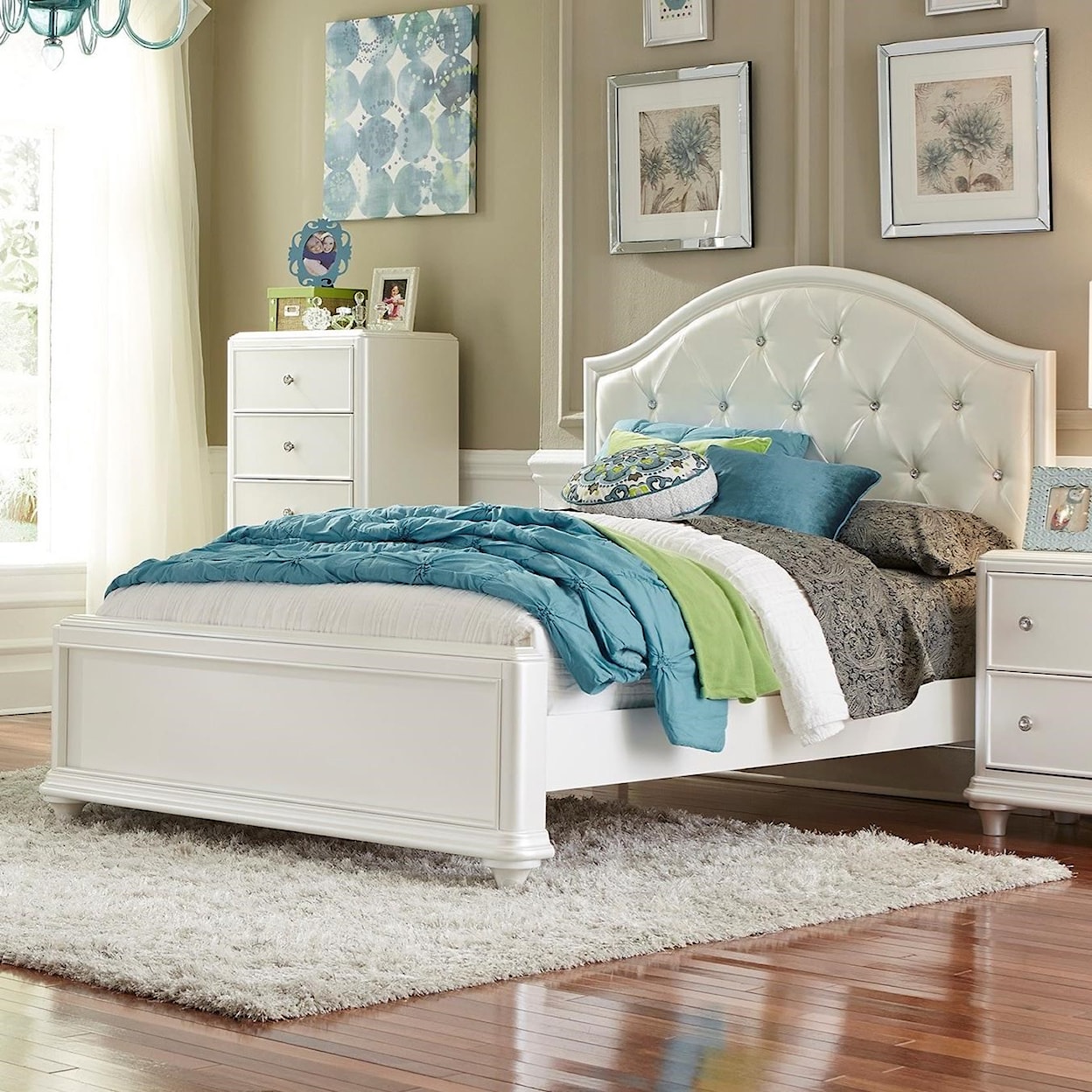 Libby Stardust Twin Panel Bed