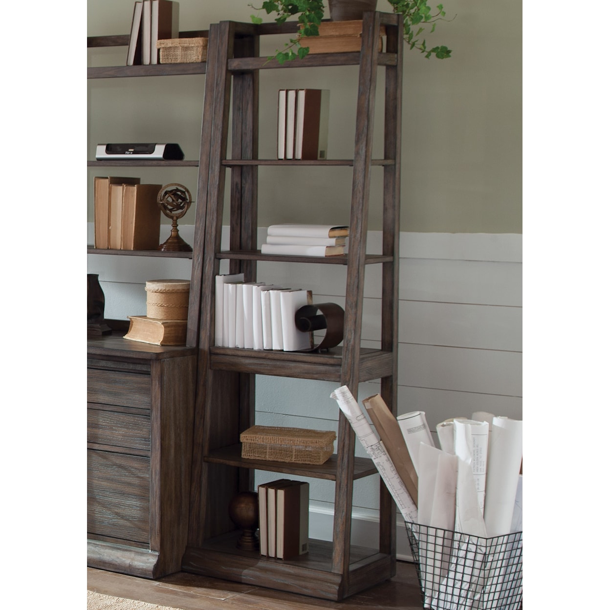 Libby Stone Brook Leaning Bookcase