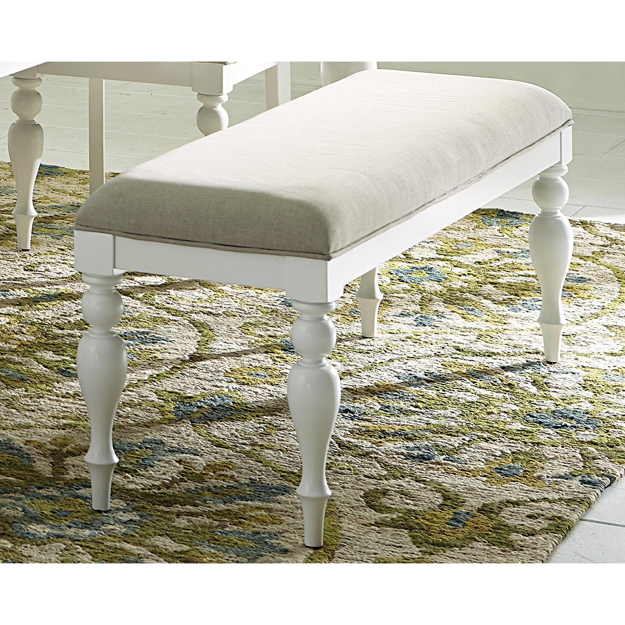 Liberty Furniture Summer House Upholstered Dining Bench