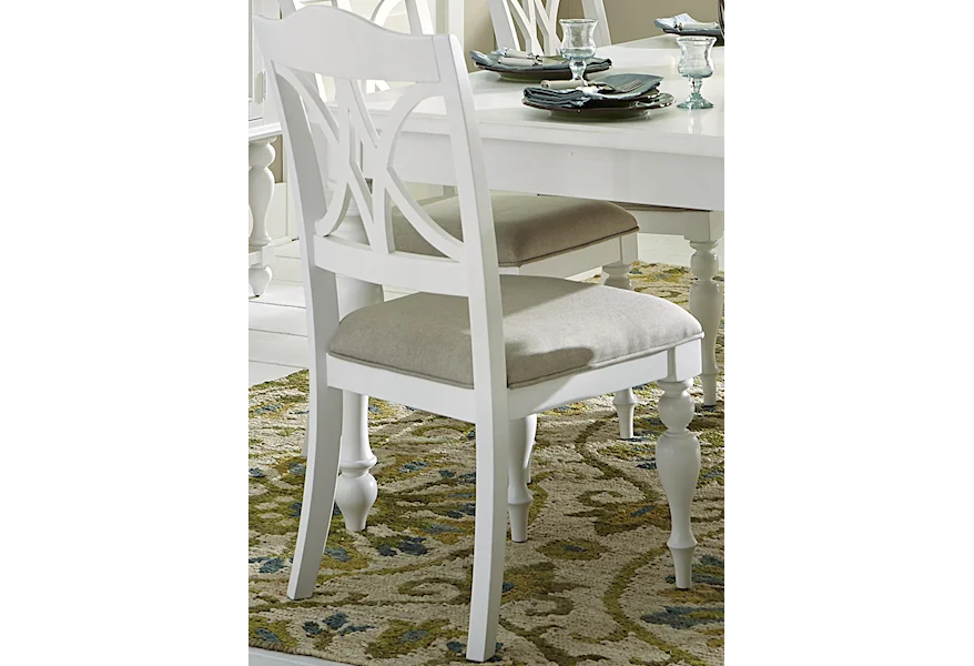 Summer House Upholstered Side Chair by Liberty Furniture at VanDrie Home Furnishings