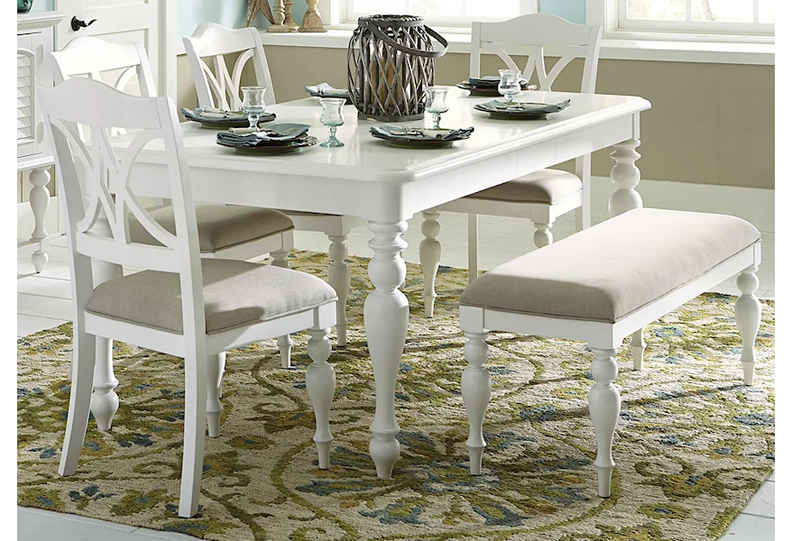Summer House 6 Piece Rectangular Table Set by Liberty Furniture at Royal Furniture