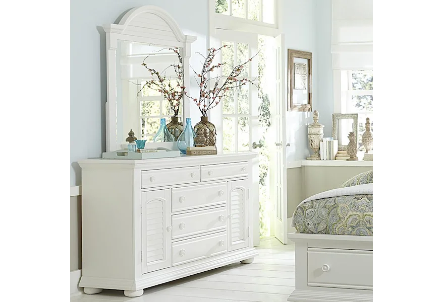 Summer House Dresser and Mirror by Liberty Furniture at Royal Furniture