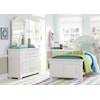 Liberty Furniture Summer House Media Chest and Small Mirror