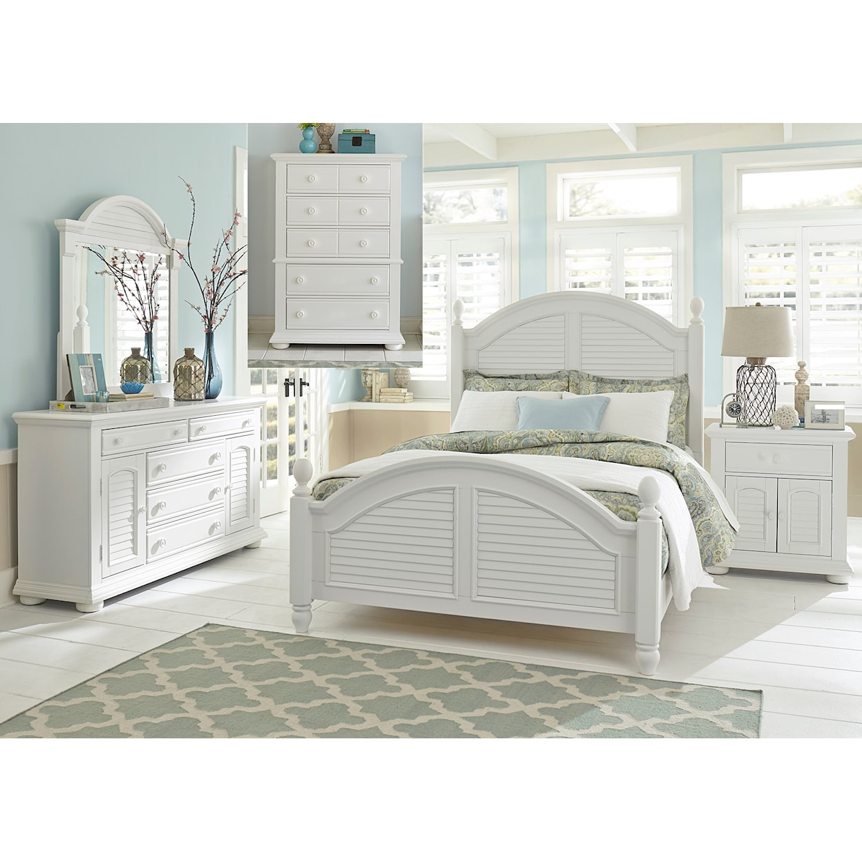 Liberty Furniture Summer House King Bedroom Group