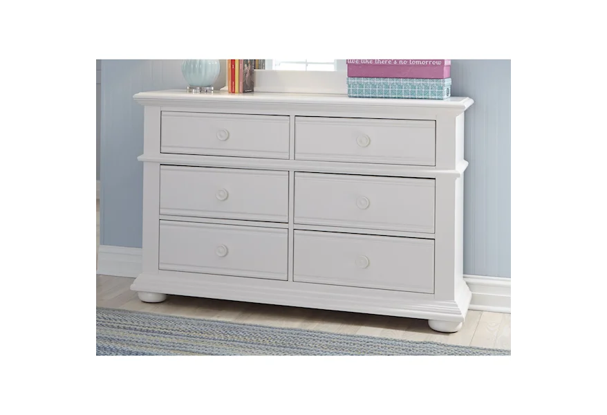 Summer House 6 Drawer Dresser by Liberty Furniture at Sheely's Furniture & Appliance