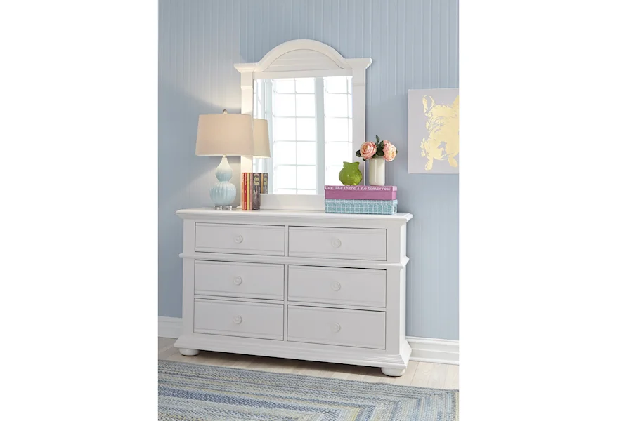 Summer House Dresser & Mirror by Liberty Furniture at Sheely's Furniture & Appliance