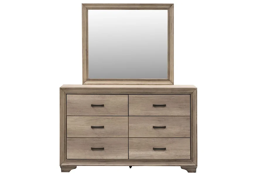 Sun Valley Dresser & Mirror by Liberty Furniture at Royal Furniture