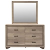 Liberty Furniture Sun Valley Dresser & Mirror