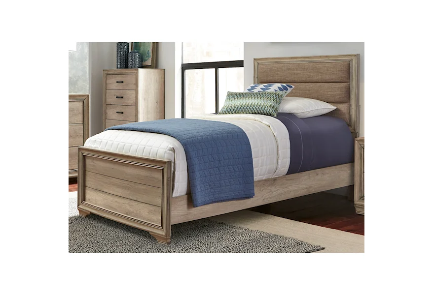 Sun Valley Twin Upholstered Panel Bed by Liberty Furniture at Johnny Janosik
