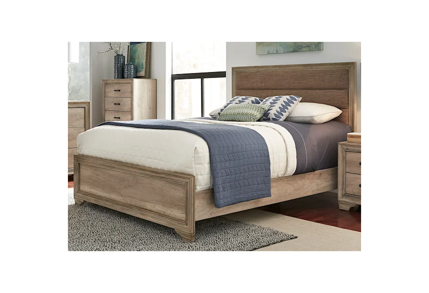 Sun Valley King Upholstered Panel Bed by Liberty Furniture at Reeds Furniture