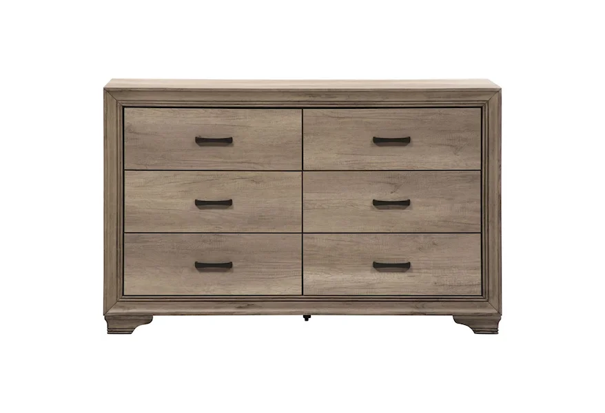 Sun Valley 6 Drawer Dresser by Liberty Furniture at Royal Furniture