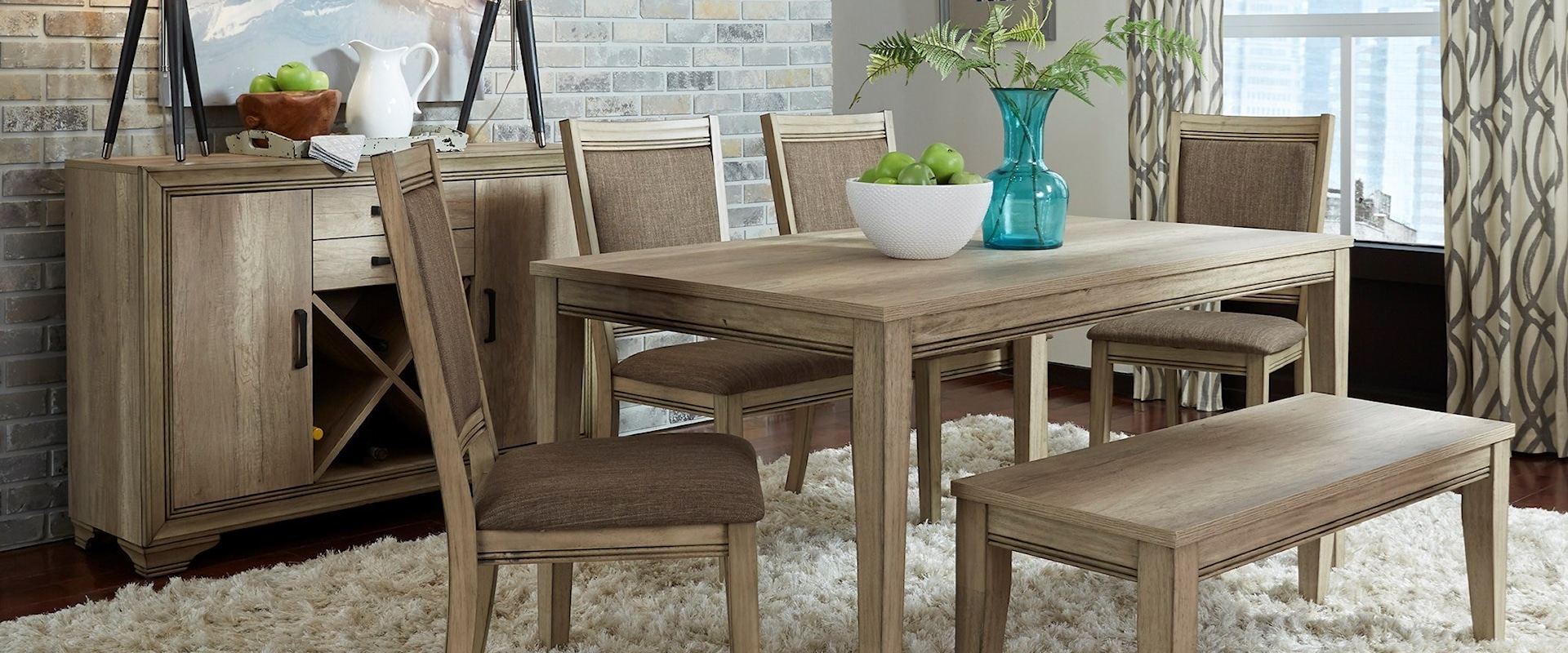 Farmhouse 7-Piece Dining Room Group