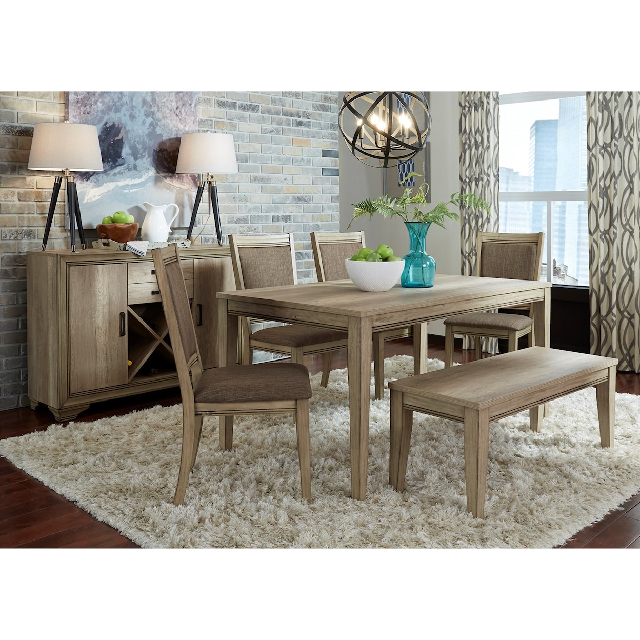 Liberty Furniture Sun Valley 7-Piece Dining Room Group