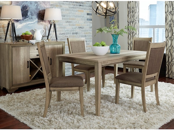 Opt 5 Piece Rectangular Table Set