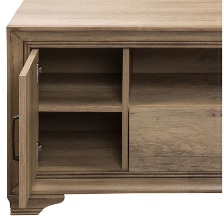 Entertainment Center with Piers