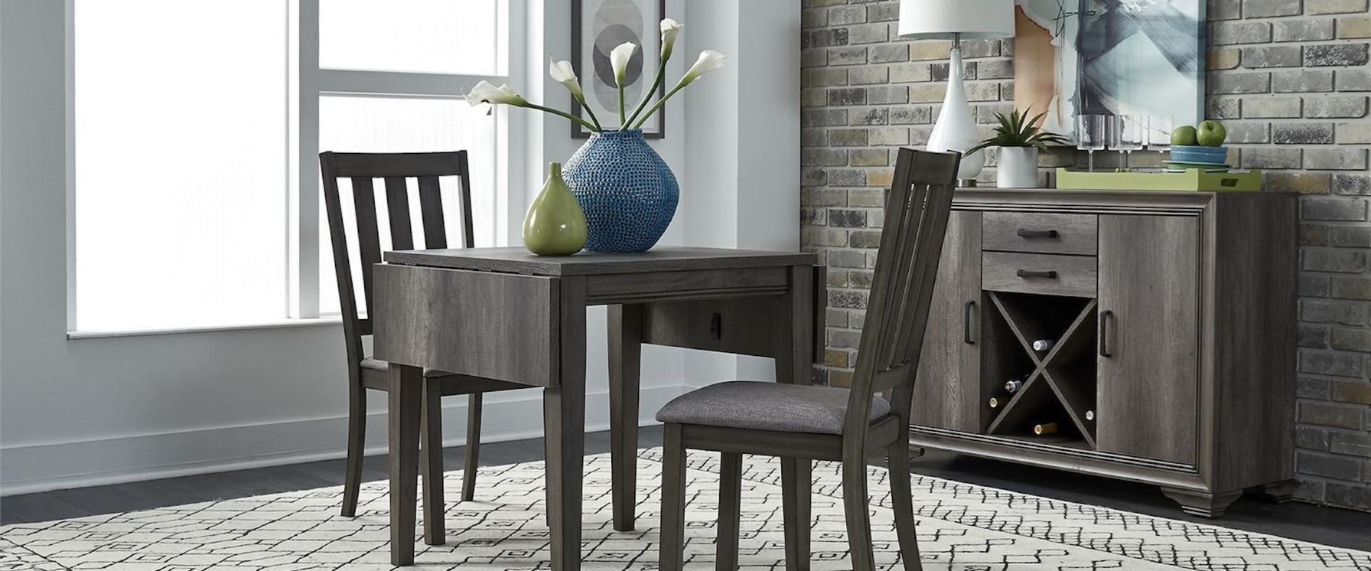 Contemporary 4-Piece Dining Room Group