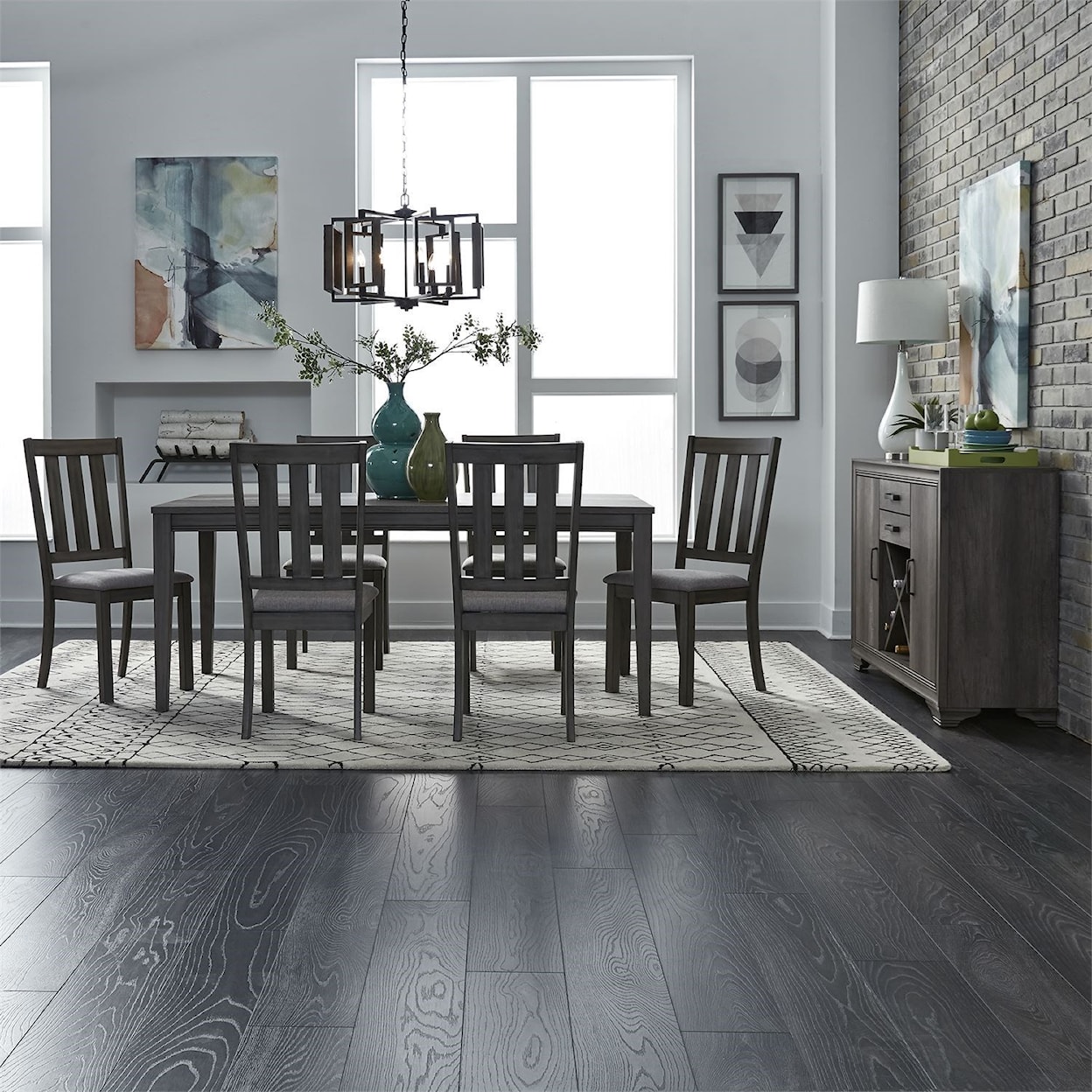 Libby Tanners Creek 8-Piece Dining Room Group