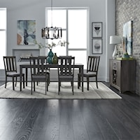 Contemporary 8-Piece Dining Room Group
