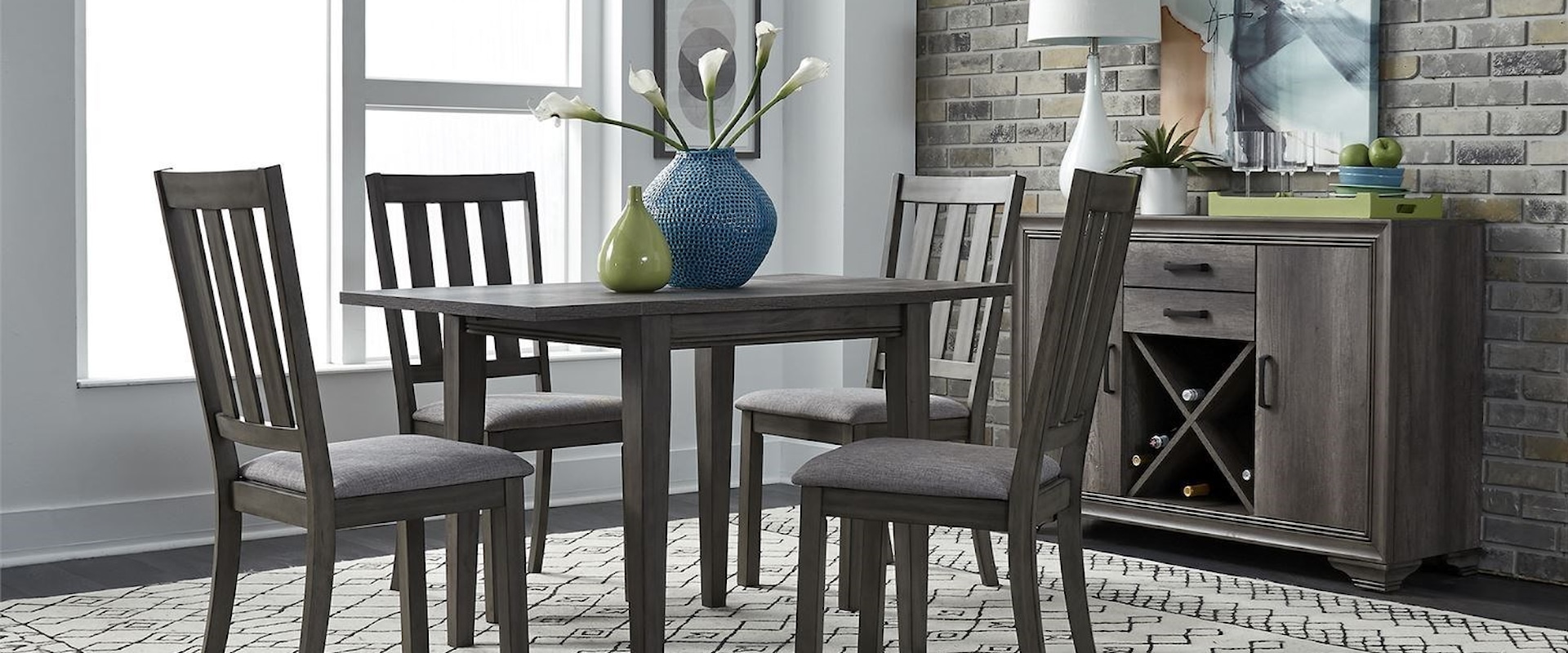 Contemporary 6-Piece Dining Room Group