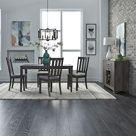 Contemporary 6-Piece Dining Room Group