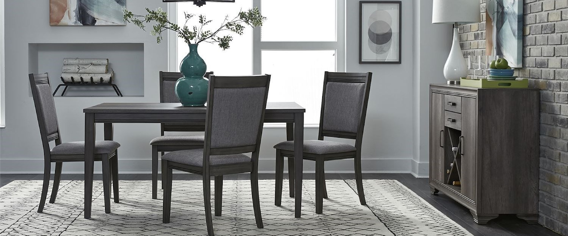 Contemporary 6-Piece Dining Room Group