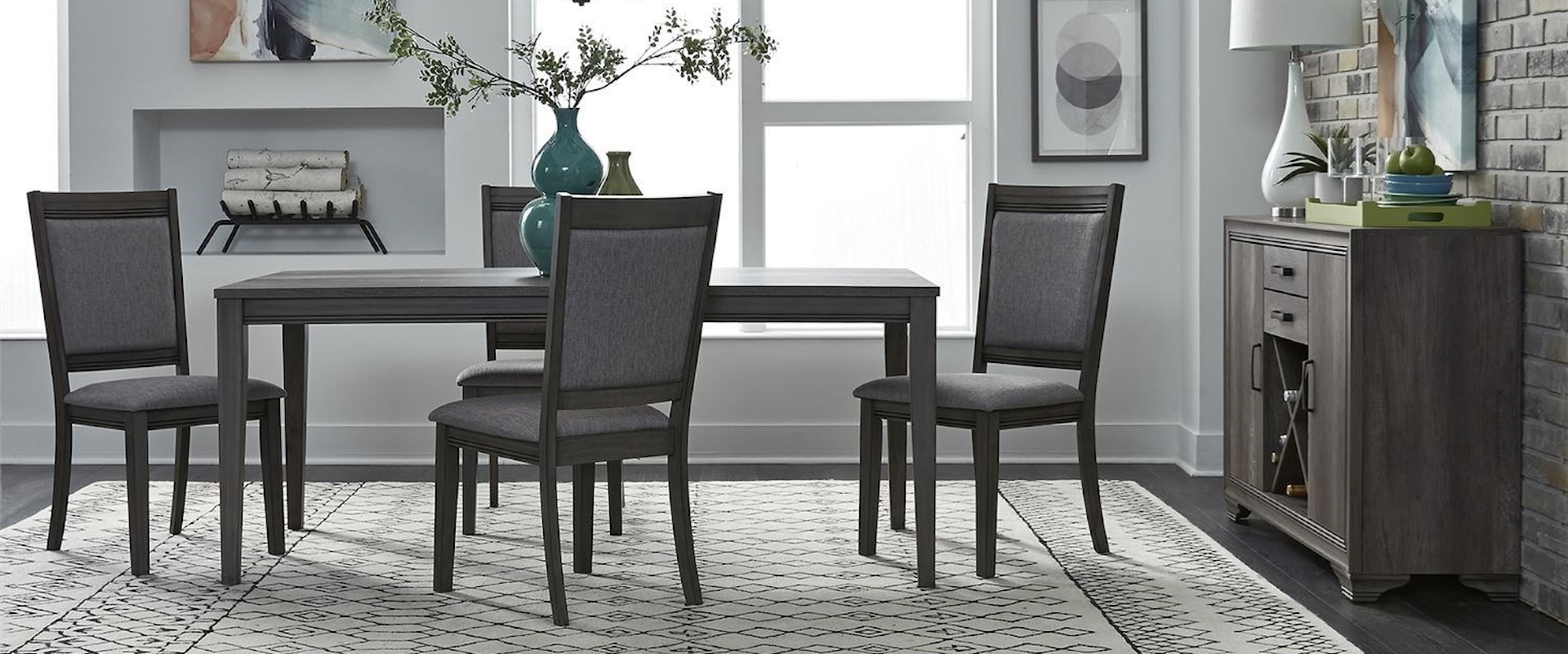 Contemporary 6-Piece Dining Room Group