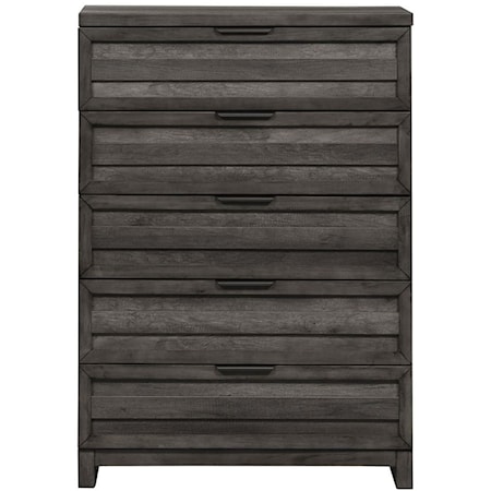 Contemporary 5-Drawer Bedroom Chest