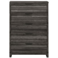 Contemporary 5-Drawer Bedroom Chest