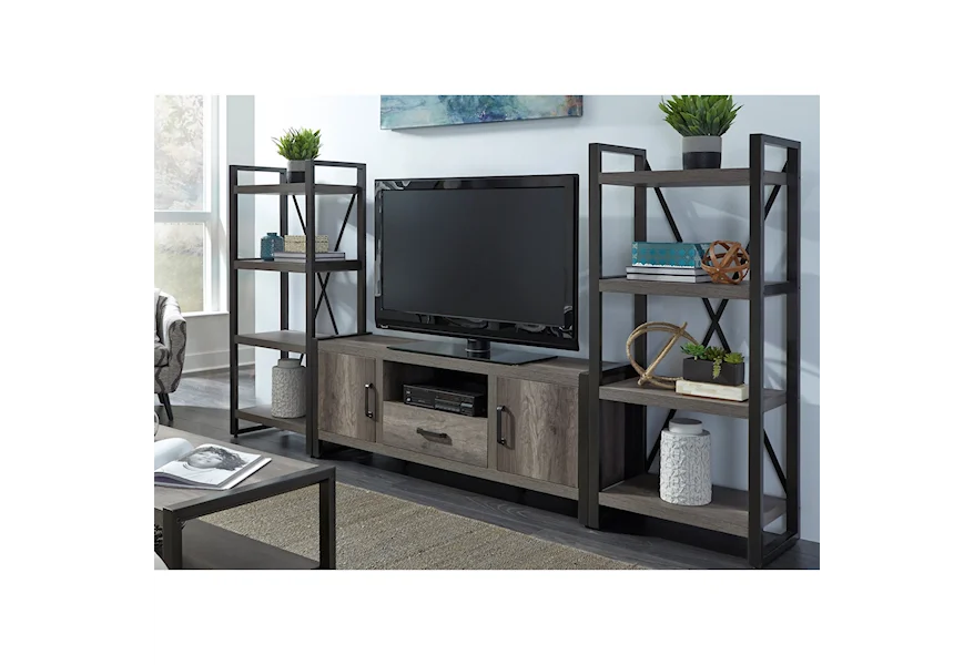 Tanners Creek Entertainment Center with Piers by Liberty Furniture at VanDrie Home Furnishings