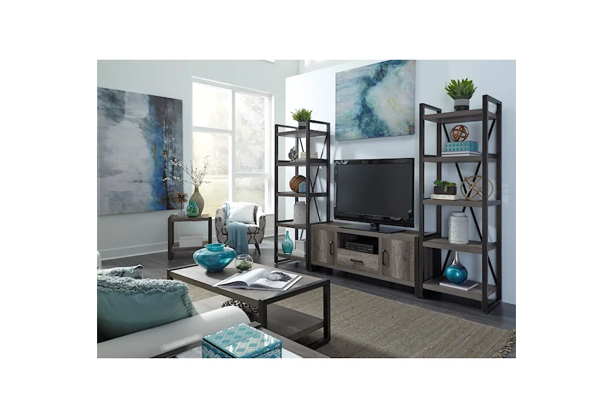 Tanners Creek Entertainment Center with Piers by Liberty Furniture at Royal Furniture