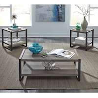 Contemporary 3 Piece Occasional Table Group