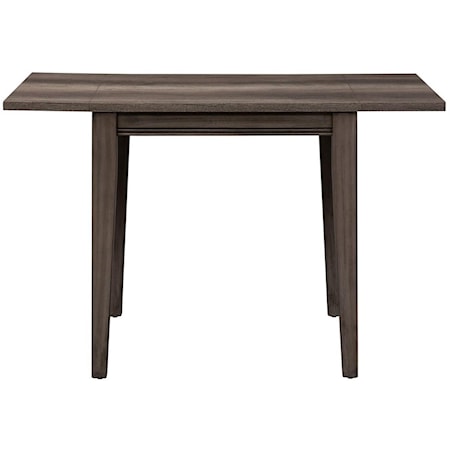 Contemporary Dining Table with Drop Down Leaves