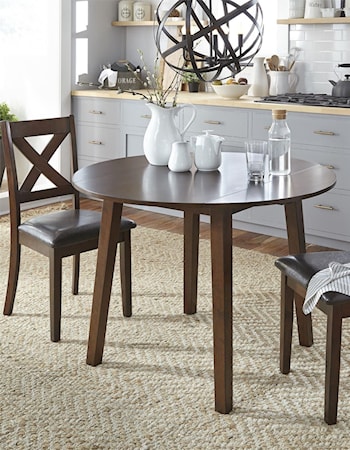 3-Piece Round Table Dining Set