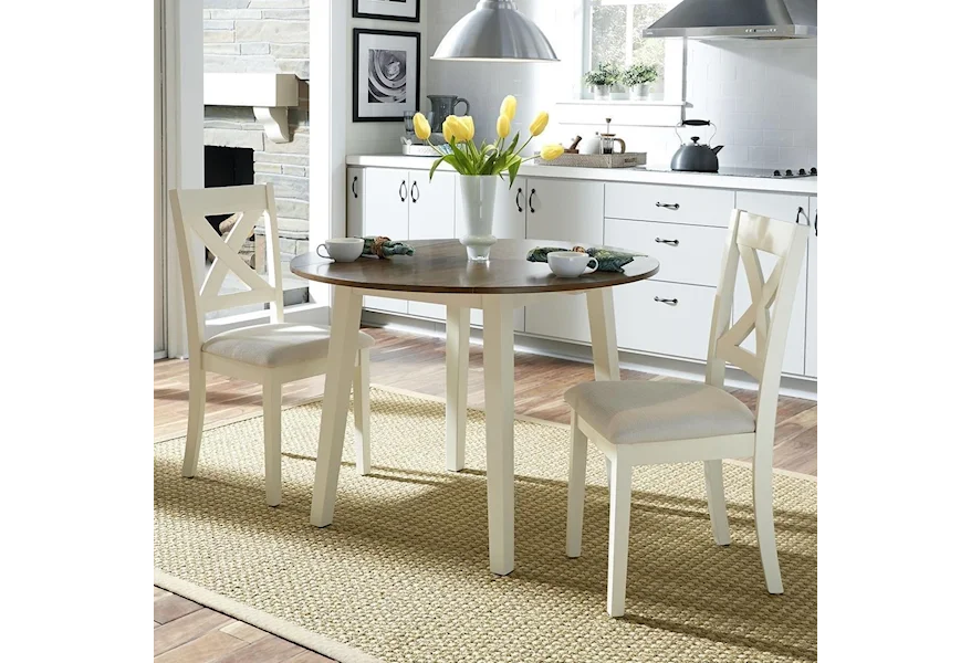 Thornton 3 Piece Drop Leaf Table Set by Liberty Furniture at SuperStore