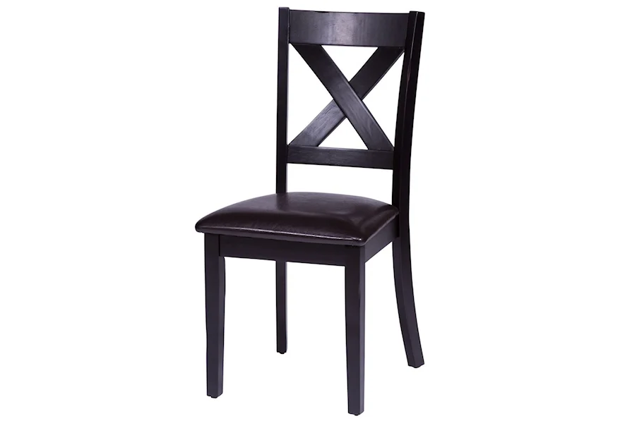 Thornton X-Back Side Chair by Liberty Furniture at Darvin Furniture