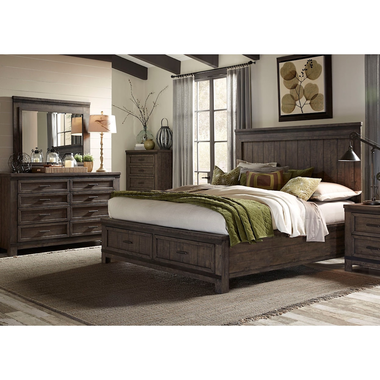 Liberty Furniture Thornwood Hills King Bedroom Group
