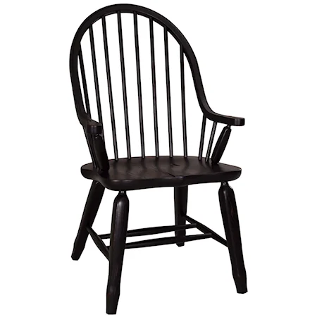 Casual Bow Back Arm Chair