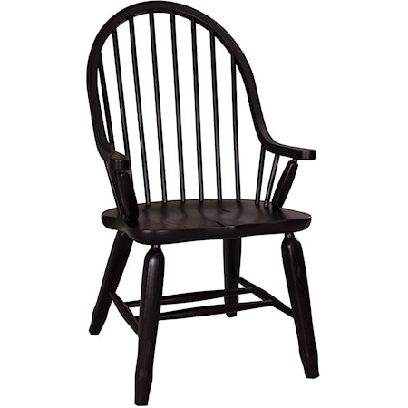 Casual Bow Back Arm Chair