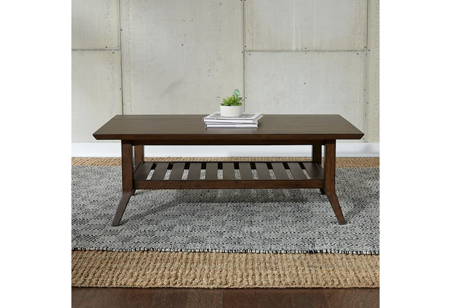 Ventura Boulevard Rectangular Cocktail Table by Liberty Furniture at Schewels Home