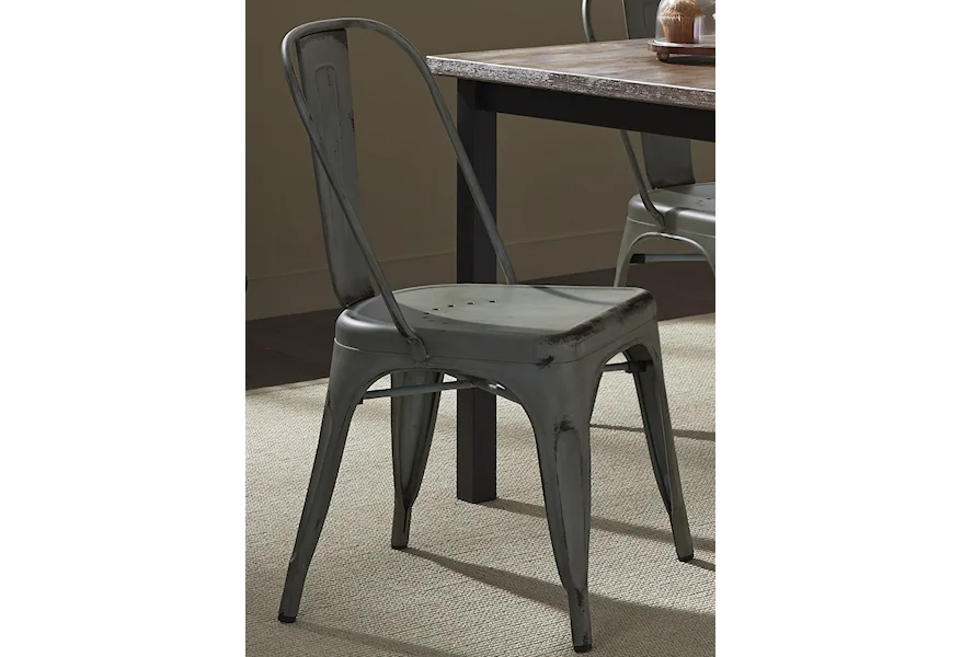 Vintage Dining Series Bow Back Dining Side Chair by Liberty Furniture at Royal Furniture
