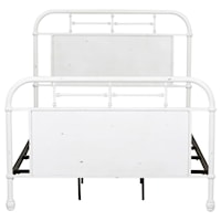Twin Metal Headboard with Turned Spindles