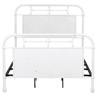 Twin Metal Bed with Turned Spindles