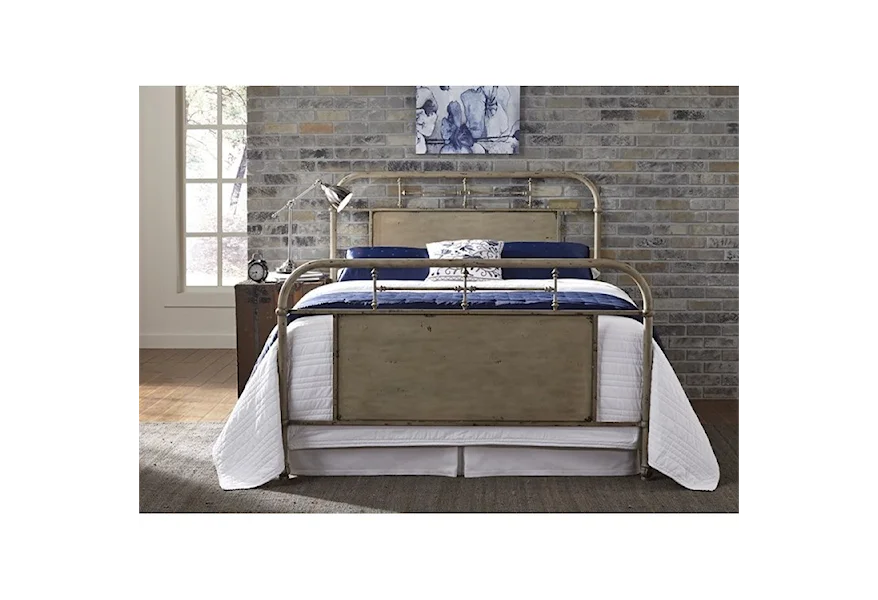 Vintage Series Twin Metal Bed by Liberty Furniture at Royal Furniture