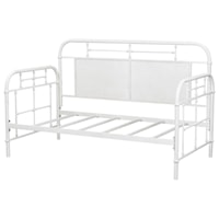 Twin Metal Daybed with Turned Spindles