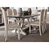 Libby Willowrun 7-Piece Trestle Table Set