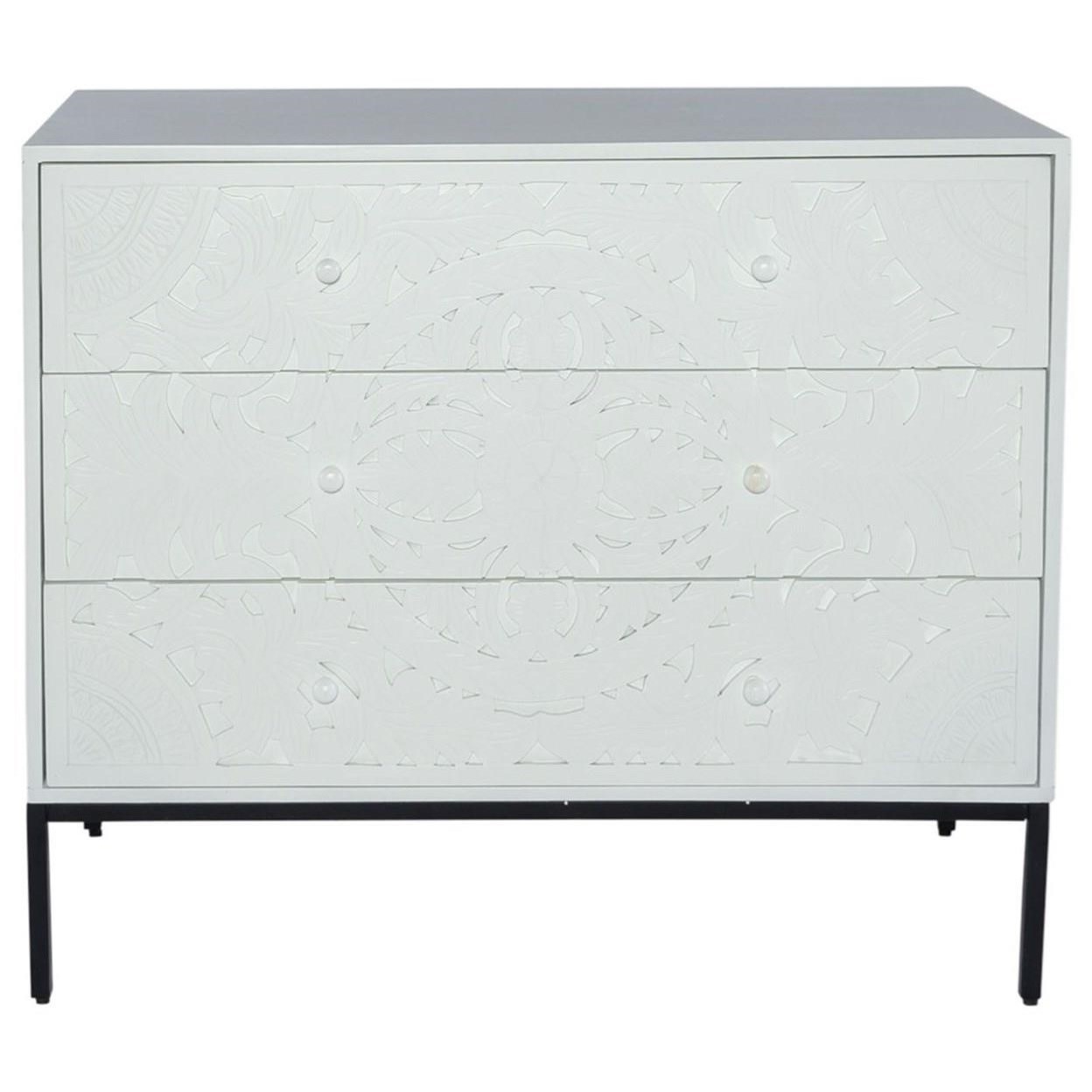 Liberty Furniture Woodlyn 2049AC4024 Transitional 3Drawer Accent
