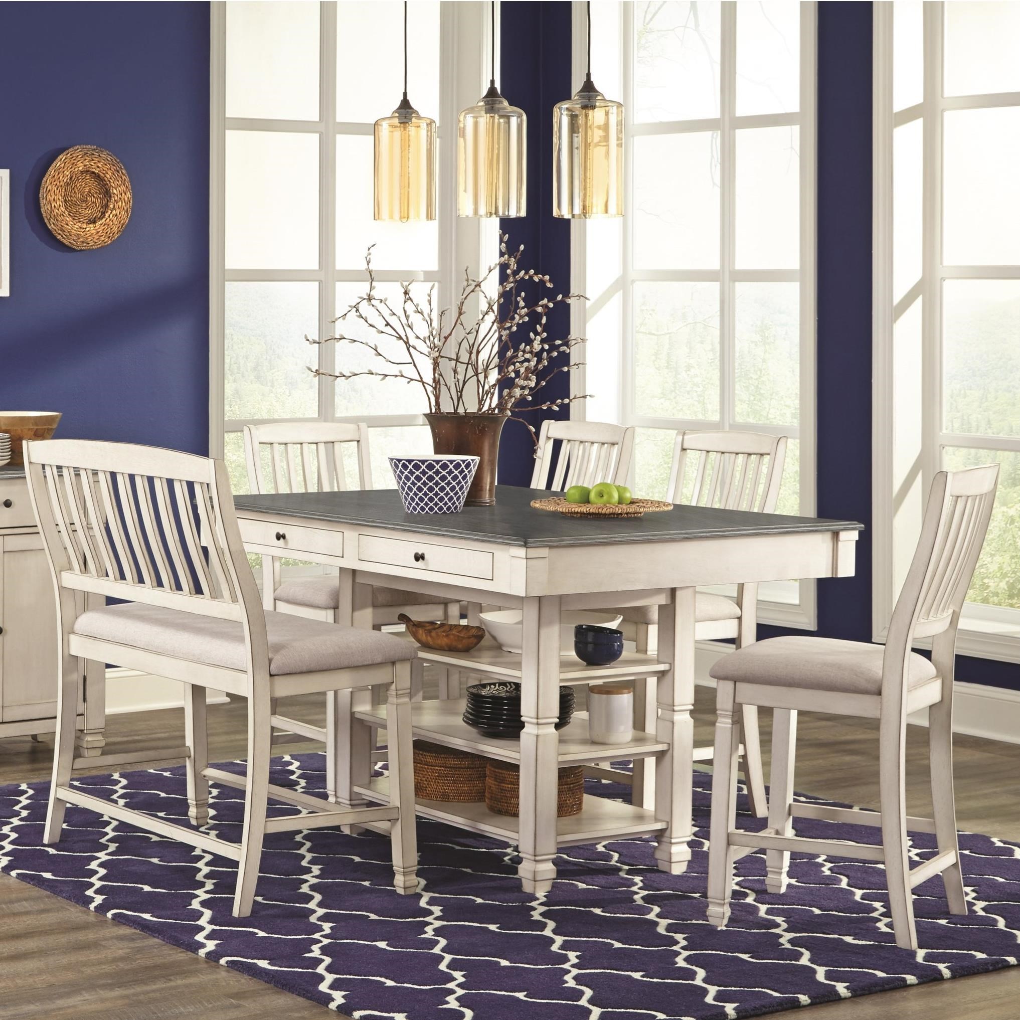 6 person sales pub table set