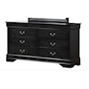 Lifestyle 4937 6 Drawer Dresser