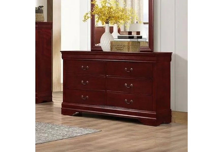 4937 6 Drawer Dresser by Lifestyle at Beck's Furniture